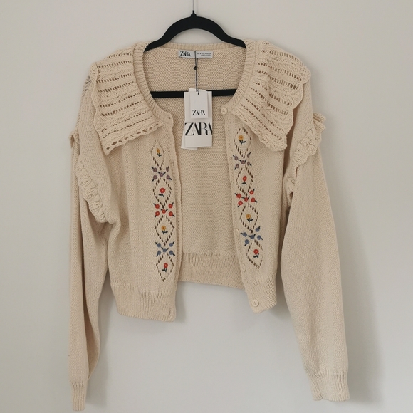 Zara Flower Cardigan - Picture 2 of 6